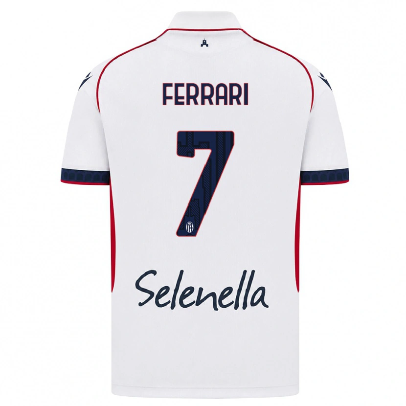 Danxen Herren Flavio Ferrari #7 Weiß Rot Königsblau Auswärtstrikot Trikot 2026/27 T-Shirt Österreich