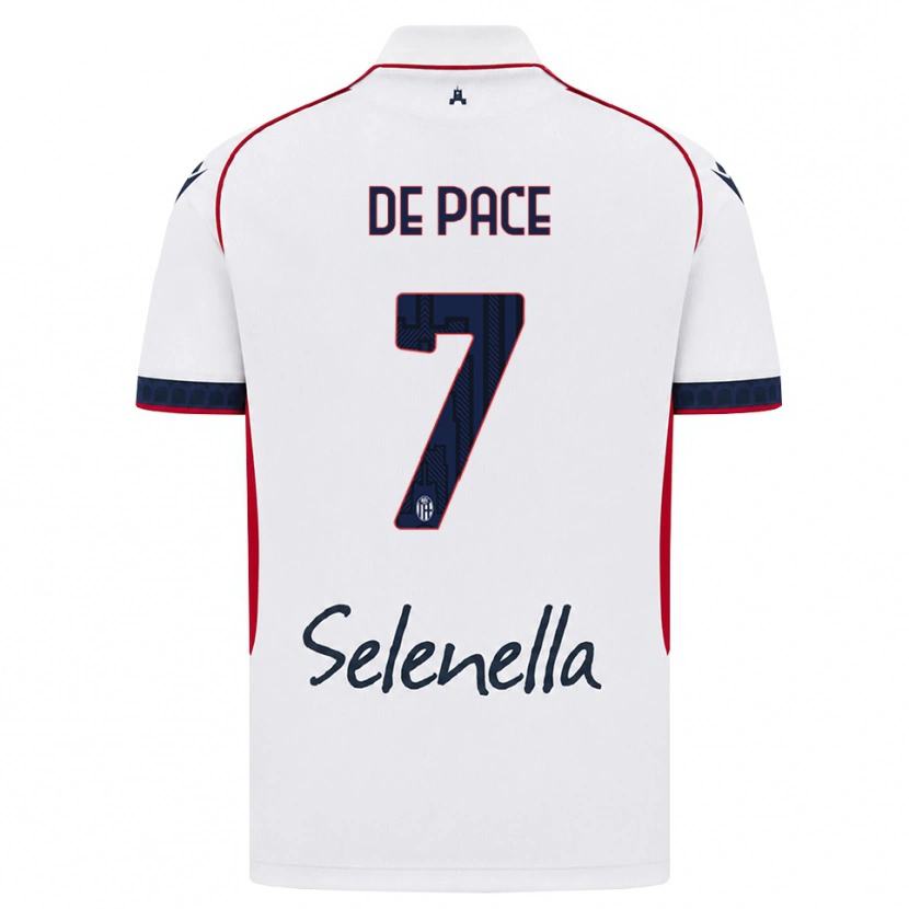 Danxen Herren Piervincenzo De Pace #7 Weiß Rot Königsblau Auswärtstrikot Trikot 2026/27 T-Shirt Österreich