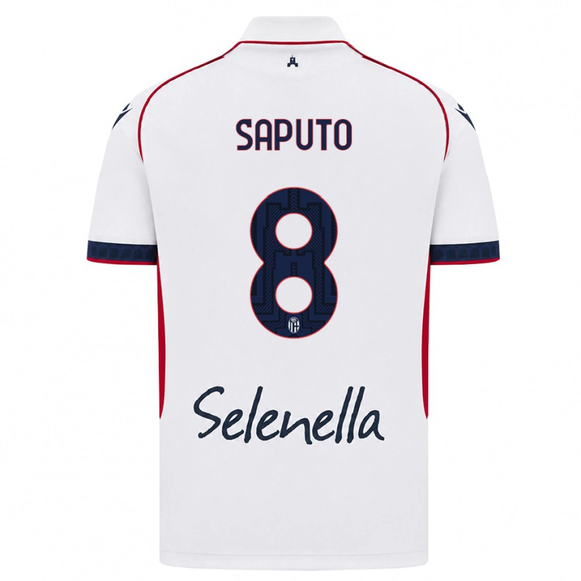 Danxen Herren Jesse Saputo #8 Weiß Rot Königsblau Auswärtstrikot Trikot 2026/27 T-Shirt Österreich