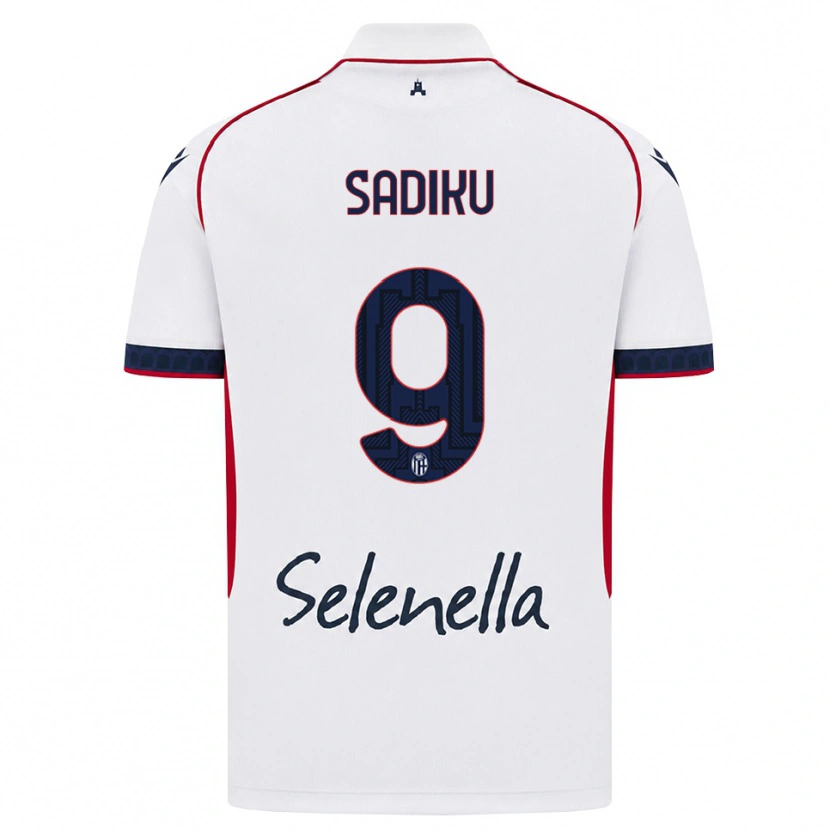 Danxen Herren Bamir Sadiku #9 Weiß Rot Königsblau Auswärtstrikot Trikot 2026/27 T-Shirt Österreich