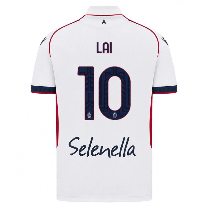 Danxen Herren Luca Lai #10 Weiß Rot Königsblau Auswärtstrikot Trikot 2026/27 T-Shirt Österreich