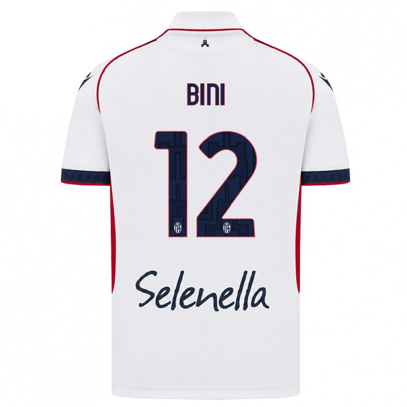 Danxen Herren Cesare Bini #12 Weiß Rot Königsblau Auswärtstrikot Trikot 2026/27 T-Shirt Österreich