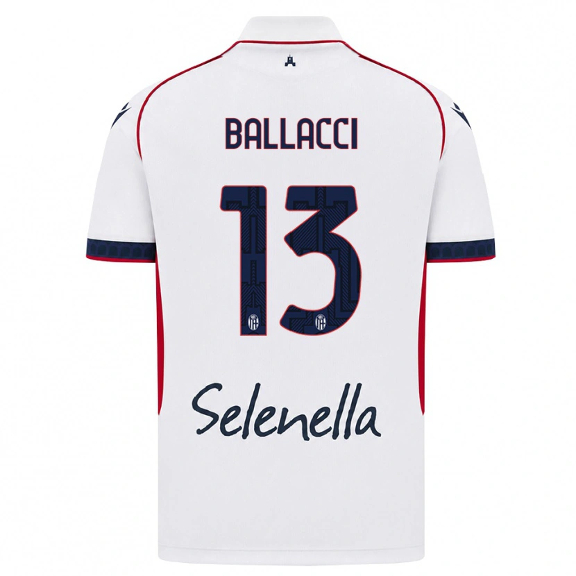 Danxen Herren Edoardo Ballacci #13 Weiß Rot Königsblau Auswärtstrikot Trikot 2026/27 T-Shirt Österreich