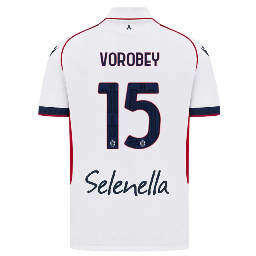 Danxen Herren Maksym Vorobey #15 Weiß Rot Königsblau Auswärtstrikot Trikot 2026/27 T-Shirt Österreich