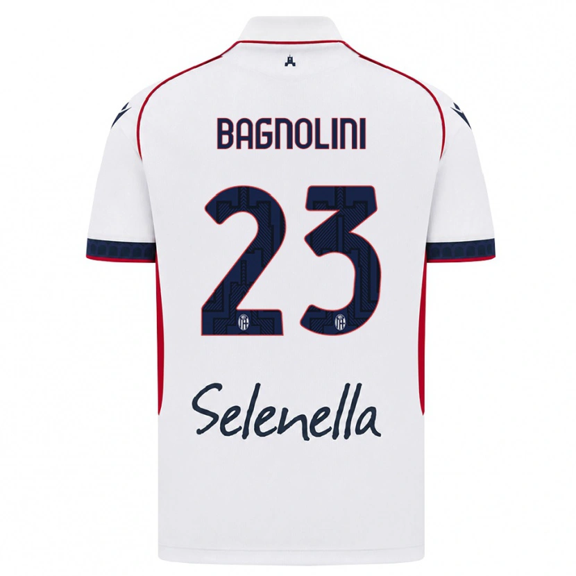 Danxen Herren Nicola Bagnolini #23 Weiß Rot Königsblau Auswärtstrikot Trikot 2026/27 T-Shirt Österreich