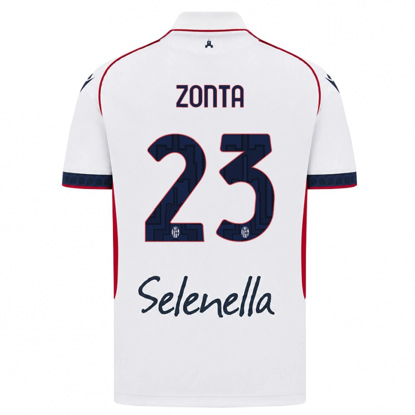 Danxen Herren Alessandro Zonta #23 Weiß Rot Königsblau Auswärtstrikot Trikot 2026/27 T-Shirt Österreich