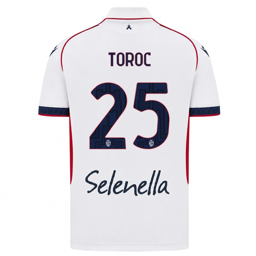 Danxen Herren Andrei Toroc #25 Weiß Rot Königsblau Auswärtstrikot Trikot 2026/27 T-Shirt Österreich