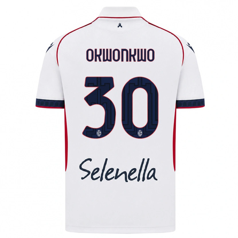 Danxen Herren Orji Okwonkwo #30 Weiß Rot Königsblau Auswärtstrikot Trikot 2026/27 T-Shirt Österreich