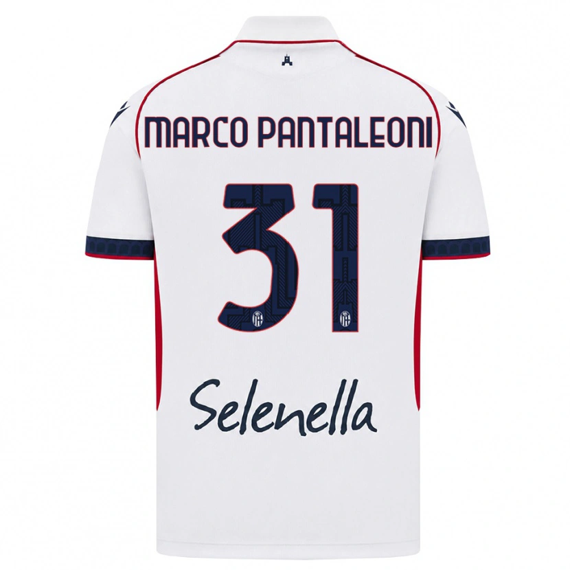 Danxen Herren Gian Marco Pantaleoni #31 Weiß Rot Königsblau Auswärtstrikot Trikot 2026/27 T-Shirt Österreich