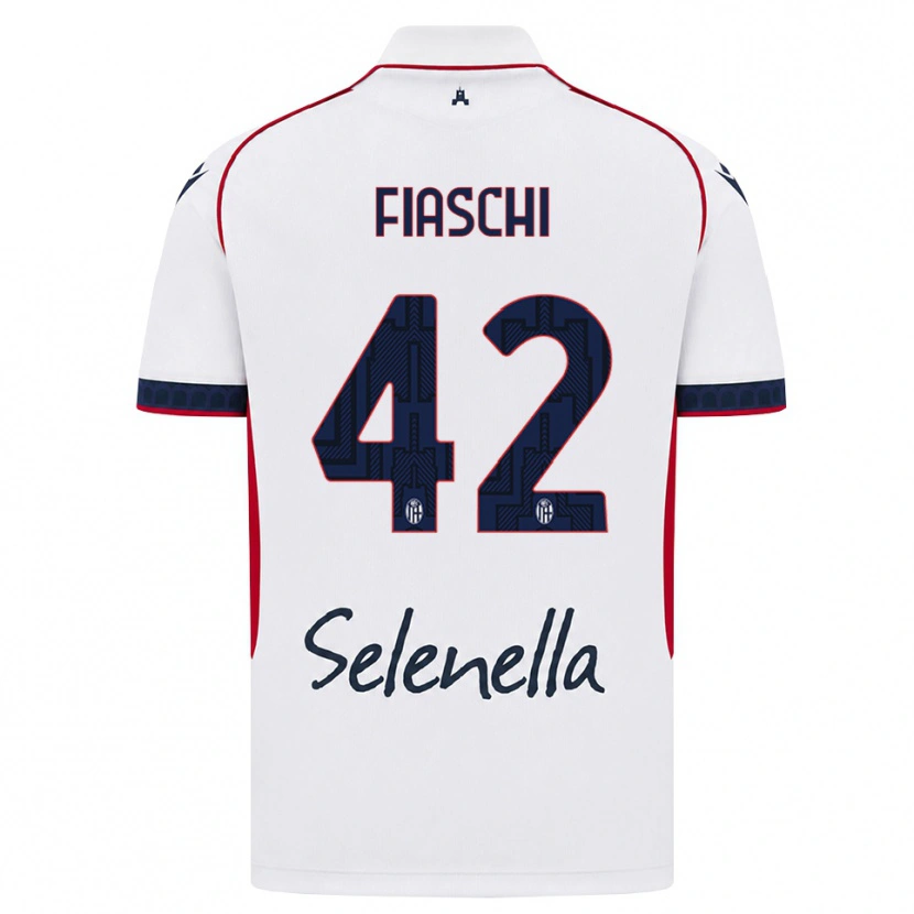 Danxen Herren Marco Fiaschi #42 Weiß Rot Königsblau Auswärtstrikot Trikot 2026/27 T-Shirt Österreich