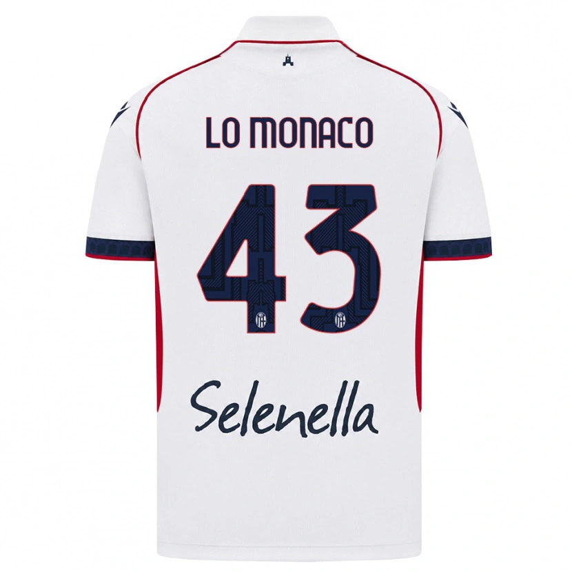 Danxen Herren Luca Lo Monaco #43 Weiß Rot Königsblau Auswärtstrikot Trikot 2026/27 T-Shirt Österreich