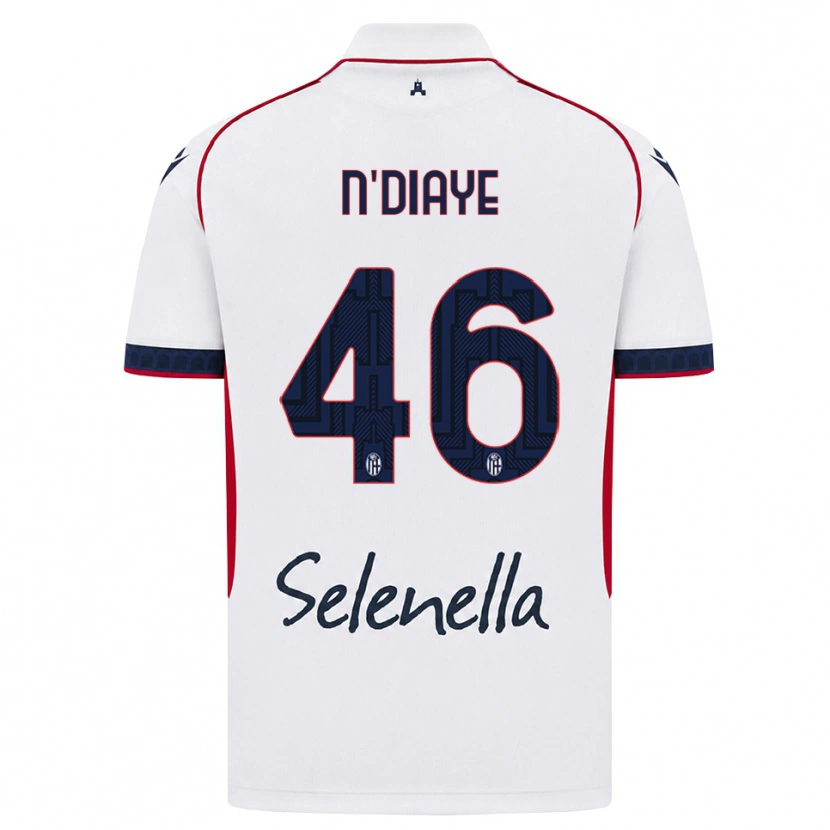 Danxen Herren Antoine N'diaye #46 Weiß Rot Königsblau Auswärtstrikot Trikot 2026/27 T-Shirt Österreich