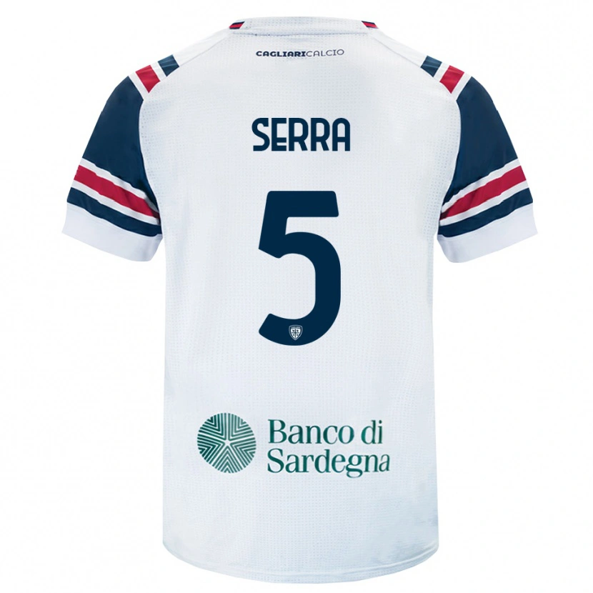 Danxen Herren Davide Serra #5 Weiß Rot Grün Auswärtstrikot Trikot 2026/27 T-Shirt Österreich