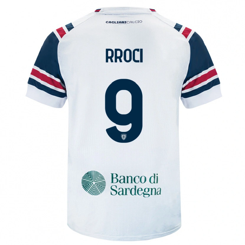 Danxen Herren Kevin Rroci #9 Weiß Rot Grün Auswärtstrikot Trikot 2026/27 T-Shirt Österreich