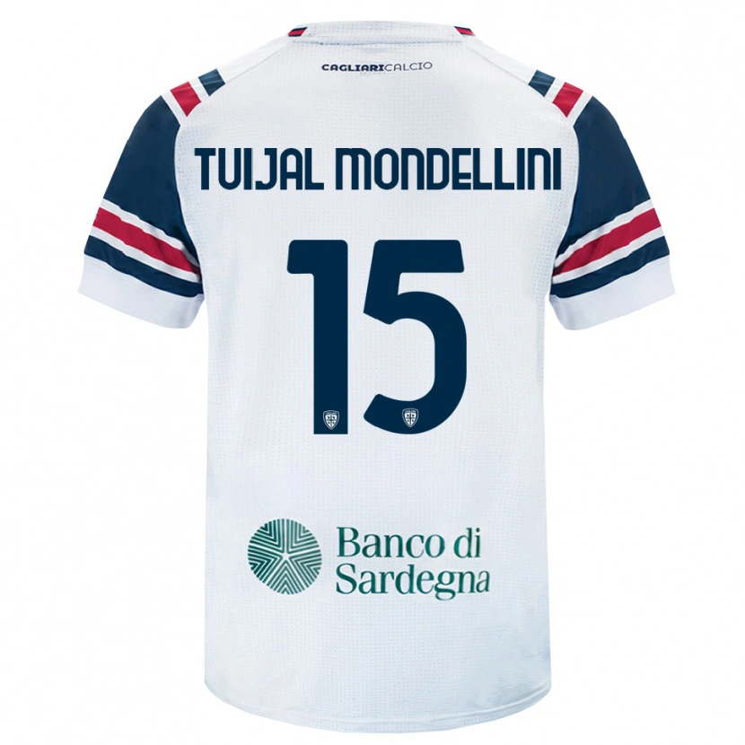 Danxen Herren Luca Tuijai Mondellini #15 Weiß Rot Grün Auswärtstrikot Trikot 2026/27 T-Shirt Österreich