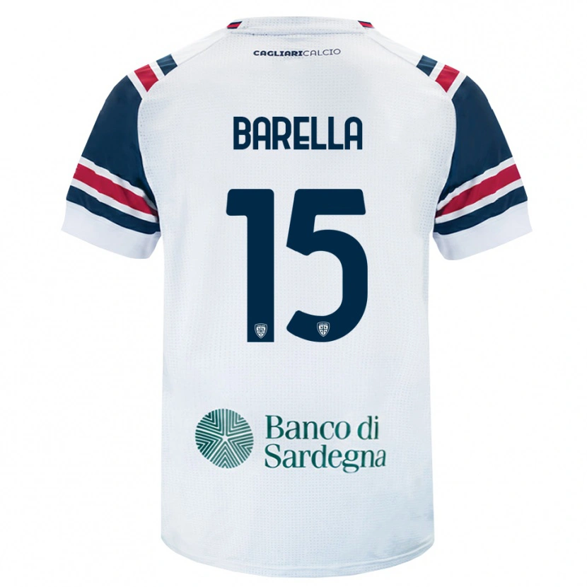Danxen Herren Elia Barella #15 Weiß Rot Grün Auswärtstrikot Trikot 2026/27 T-Shirt Österreich