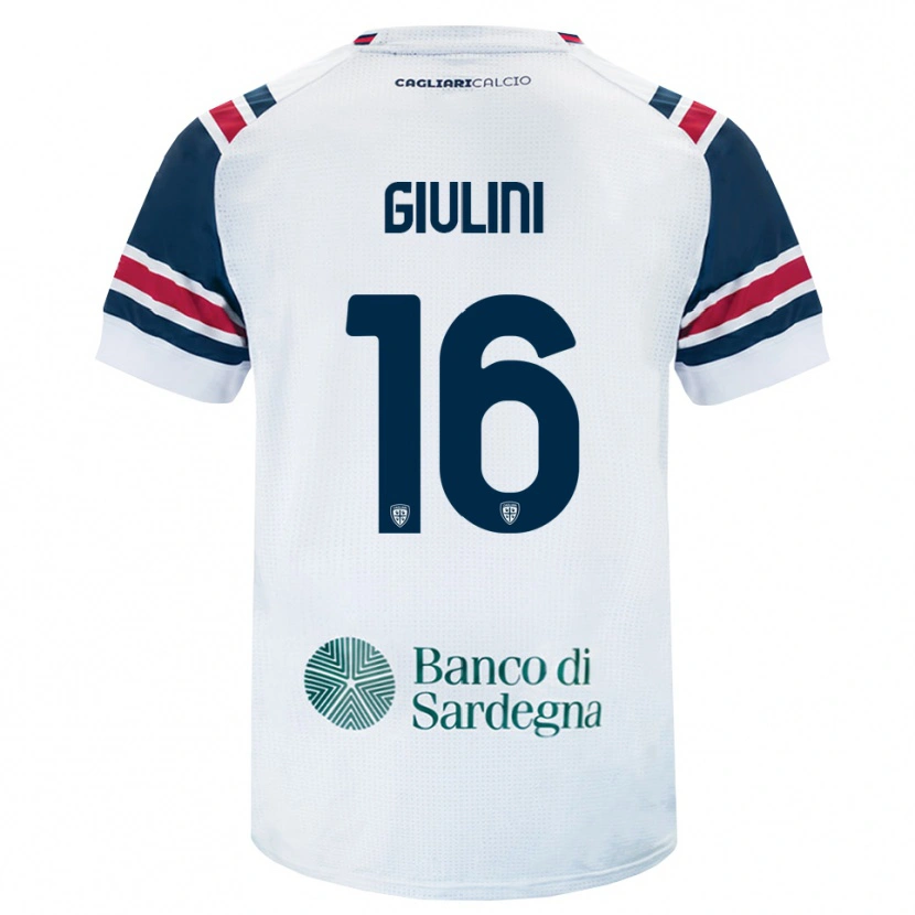 Danxen Herren Carlo Giulini #16 Weiß Rot Grün Auswärtstrikot Trikot 2026/27 T-Shirt Österreich