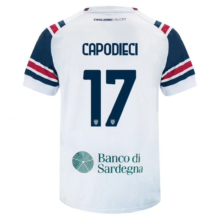 Danxen Herren Loris Capodieci #17 Weiß Rot Grün Auswärtstrikot Trikot 2026/27 T-Shirt Österreich