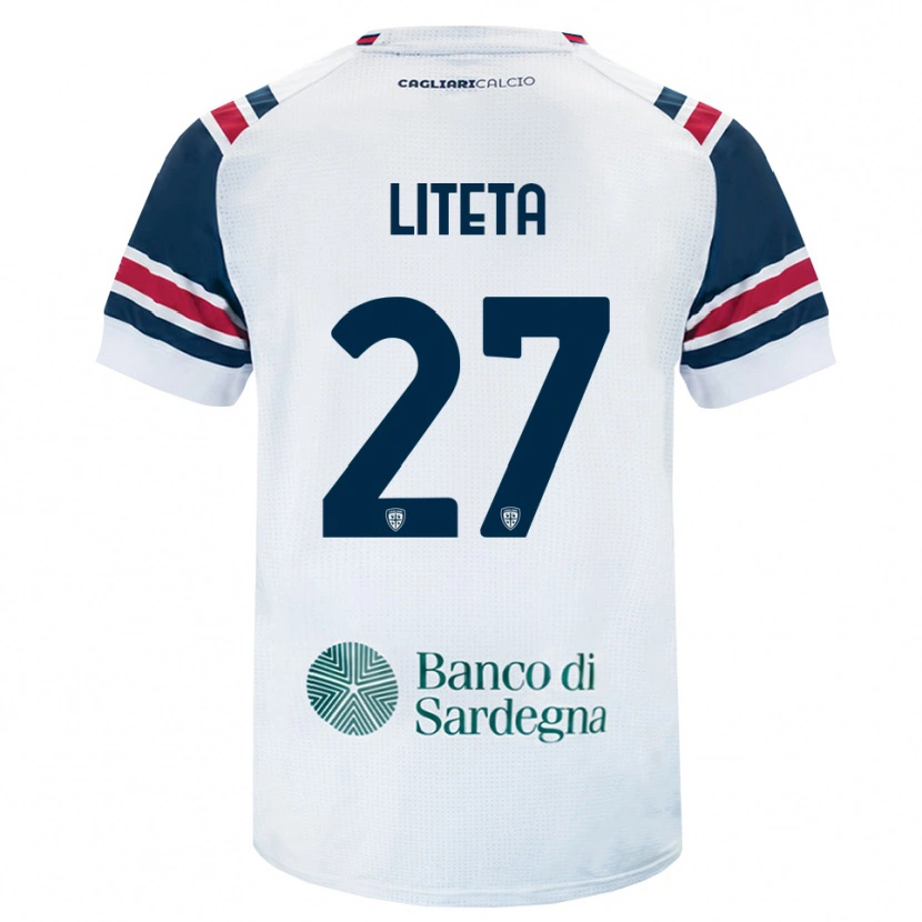 Danxen Herren Joseph Liteta #27 Weiß Rot Grün Auswärtstrikot Trikot 2026/27 T-Shirt Österreich
