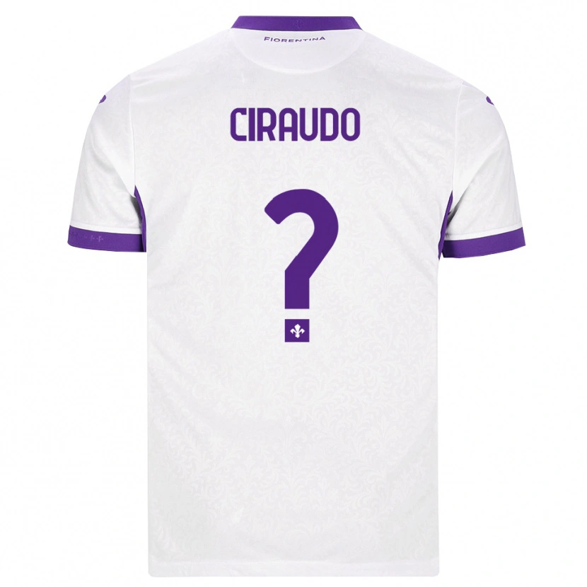 Danxen Herren Alessio Ciraudo #0 Weiß Lila Auswärtstrikot Trikot 2026/27 T-Shirt Österreich