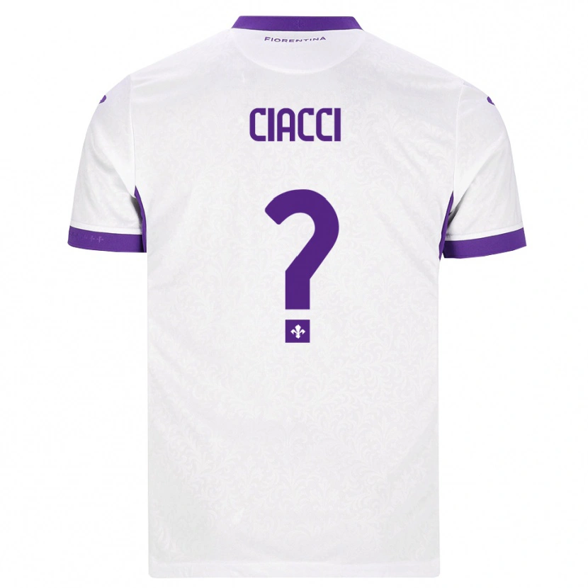 Danxen Herren Niccolò Ciacci #0 Weiß Lila Auswärtstrikot Trikot 2026/27 T-Shirt Österreich