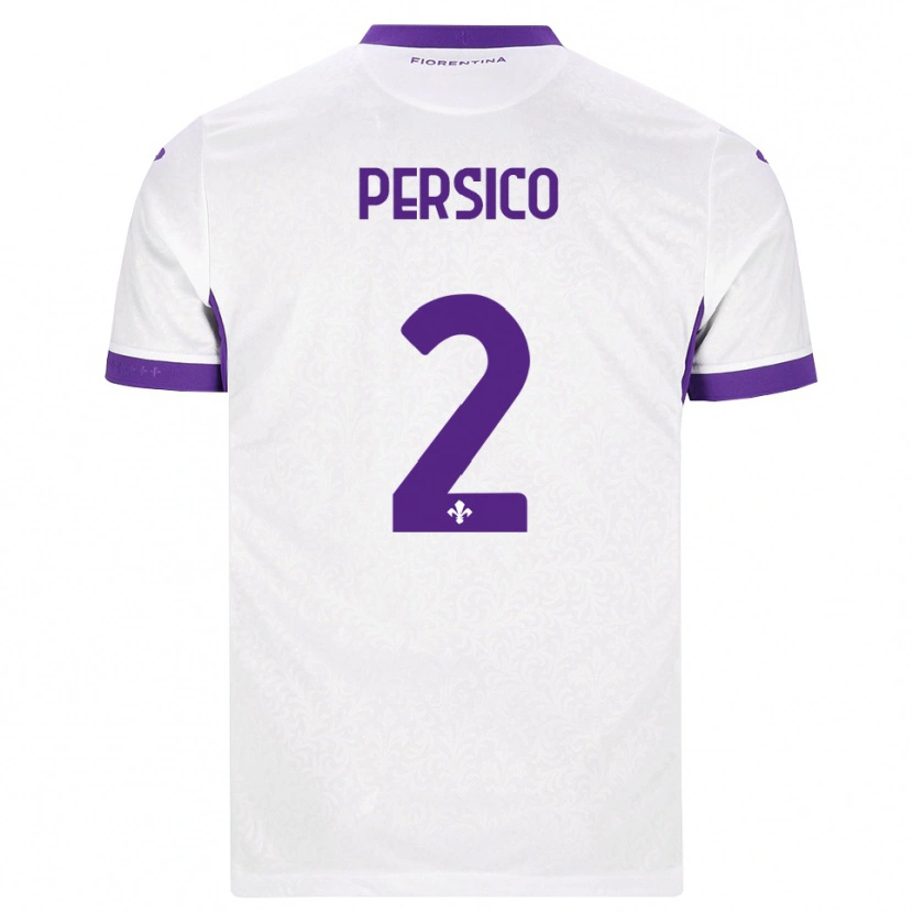 Danxen Herren Daniele Persico #2 Weiß Lila Auswärtstrikot Trikot 2026/27 T-Shirt Österreich