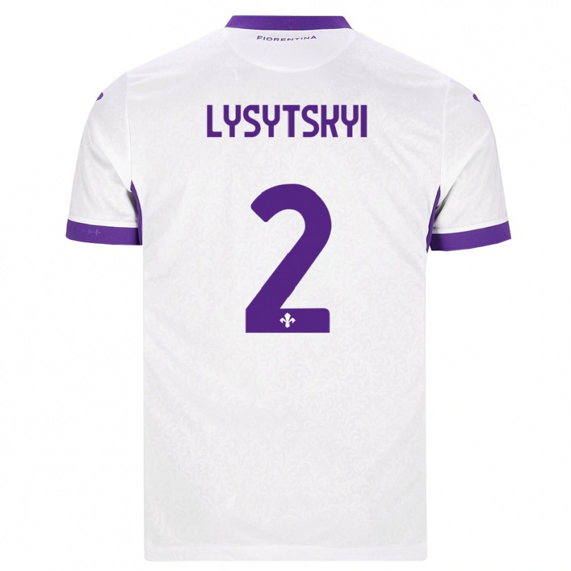 Danxen Herren Andriy Lysytskyi #2 Weiß Lila Auswärtstrikot Trikot 2026/27 T-Shirt Österreich