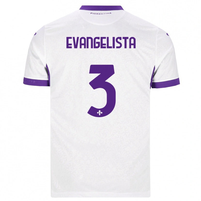 Danxen Herren Carlo Evangelista #3 Weiß Lila Auswärtstrikot Trikot 2026/27 T-Shirt Österreich