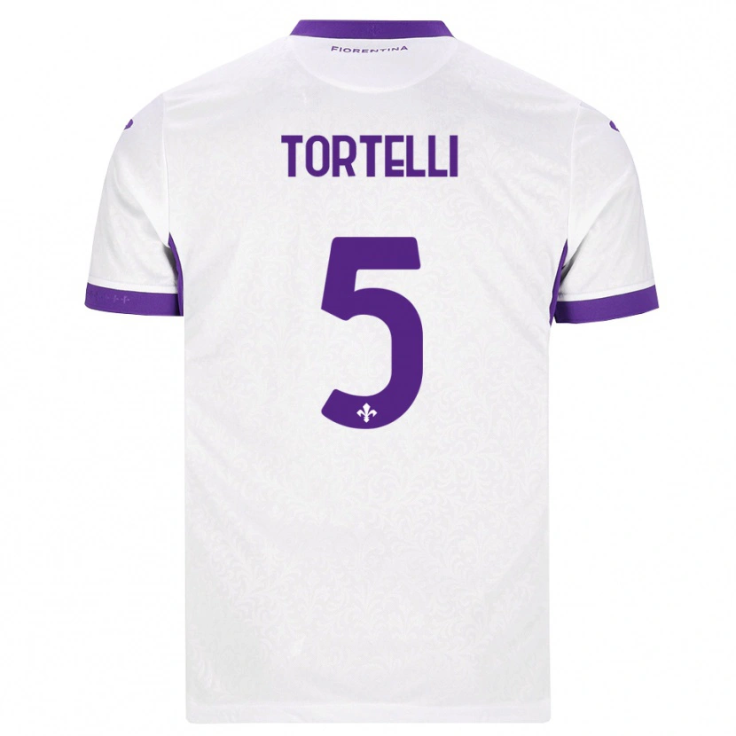 Danxen Herren Alice Tortelli #5 Weiß Lila Auswärtstrikot Trikot 2026/27 T-Shirt Österreich