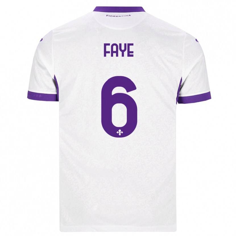 Danxen Herren Moussa Faye #6 Weiß Lila Auswärtstrikot Trikot 2026/27 T-Shirt Österreich