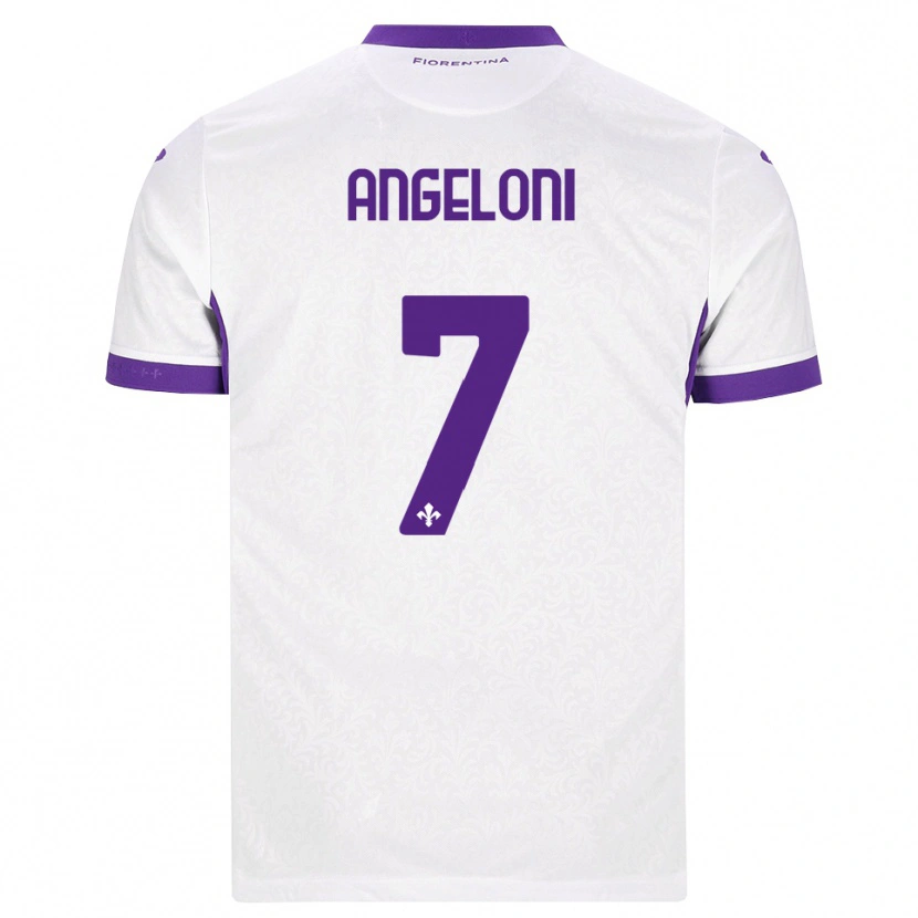 Danxen Herren Alberto Angeloni #7 Weiß Lila Auswärtstrikot Trikot 2026/27 T-Shirt Österreich