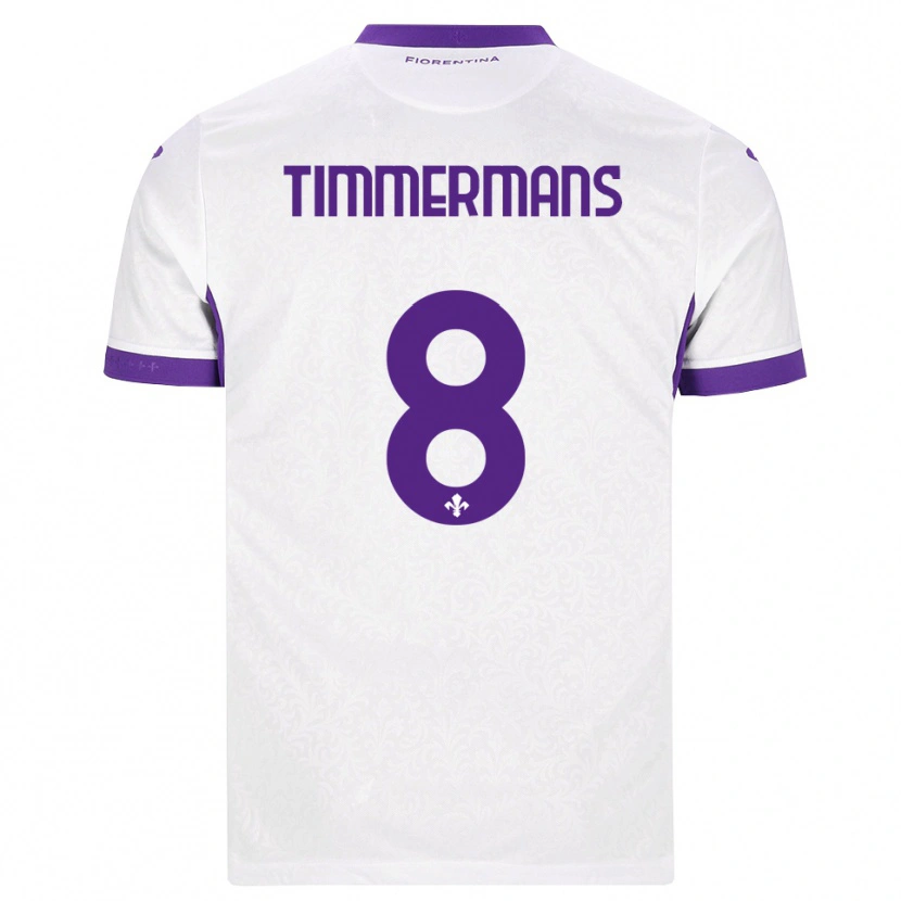 Danxen Herren Loric Timmermans #8 Weiß Lila Auswärtstrikot Trikot 2026/27 T-Shirt Österreich