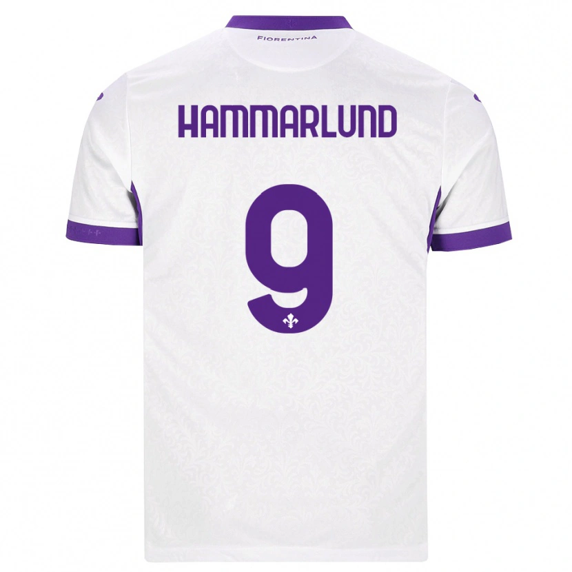 Danxen Herren Pauline Hammarlund #9 Weiß Lila Auswärtstrikot Trikot 2026/27 T-Shirt Österreich