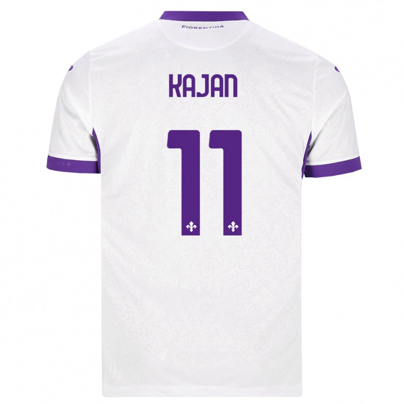 Danxen Herren Zsanett Kaján #11 Weiß Lila Auswärtstrikot Trikot 2026/27 T-Shirt Österreich