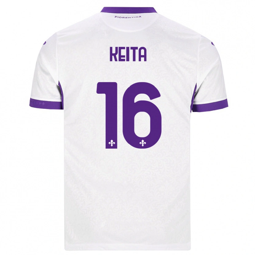 Danxen Herren Bala Keita #16 Weiß Lila Auswärtstrikot Trikot 2026/27 T-Shirt Österreich