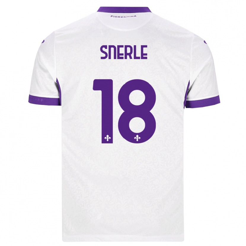 Danxen Herren Emma Strøm Snerle #18 Weiß Lila Auswärtstrikot Trikot 2026/27 T-Shirt Österreich