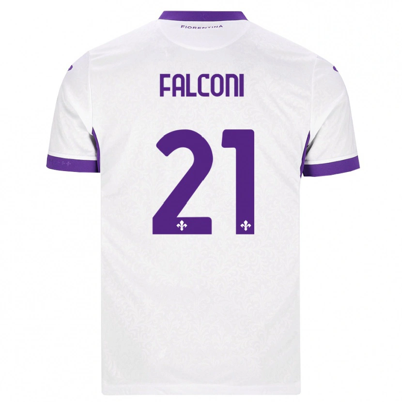 Danxen Herren Niccolo Falconi #21 Weiß Lila Auswärtstrikot Trikot 2026/27 T-Shirt Österreich