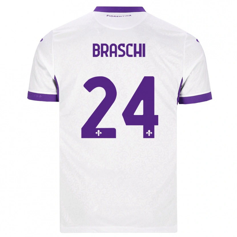 Danxen Herren Riccardo Braschi #24 Weiß Lila Auswärtstrikot Trikot 2026/27 T-Shirt Österreich