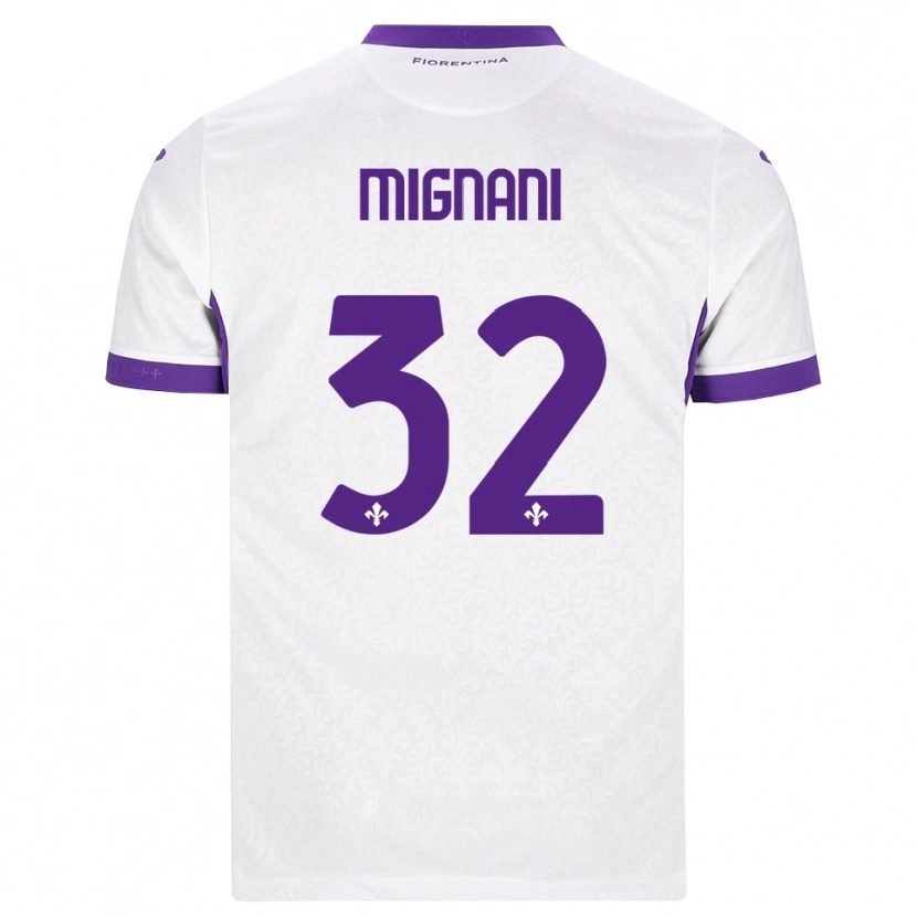 Danxen Herren Carlo Mignani #32 Weiß Lila Auswärtstrikot Trikot 2026/27 T-Shirt Österreich