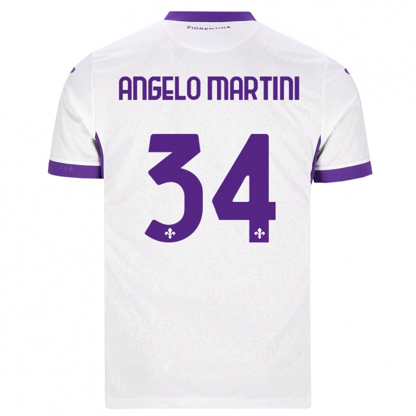 Danxen Herren Angelo Martini #34 Weiß Lila Auswärtstrikot Trikot 2026/27 T-Shirt Österreich
