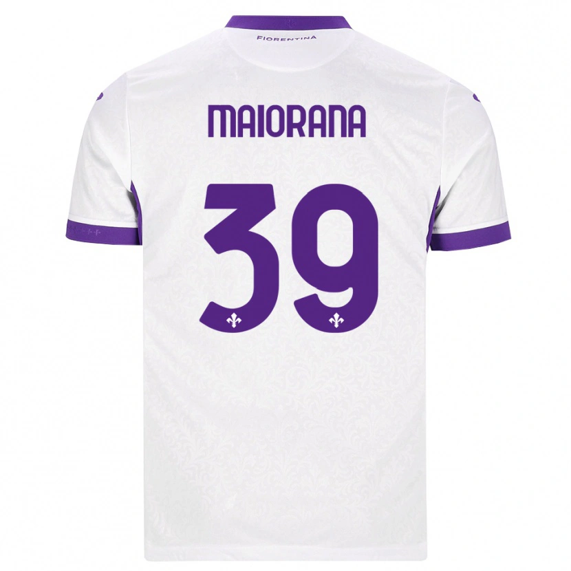 Danxen Herren Stefano Maiorana #39 Weiß Lila Auswärtstrikot Trikot 2026/27 T-Shirt Österreich