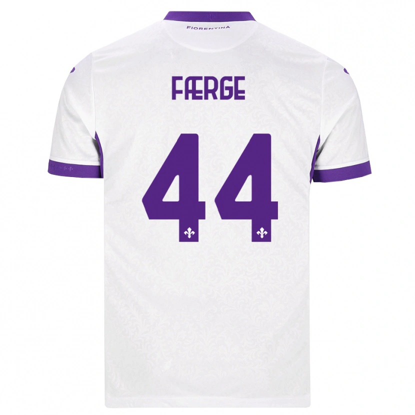 Danxen Herren Emma Færge #44 Weiß Lila Auswärtstrikot Trikot 2026/27 T-Shirt Österreich