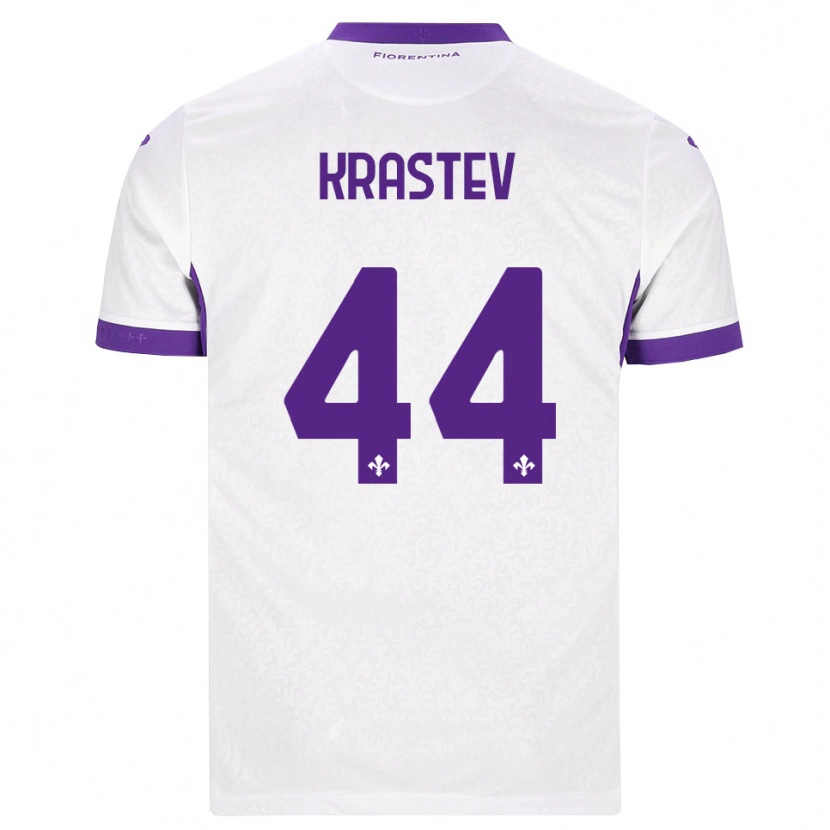 Danxen Herren Dimo Krastev #44 Weiß Lila Auswärtstrikot Trikot 2026/27 T-Shirt Österreich