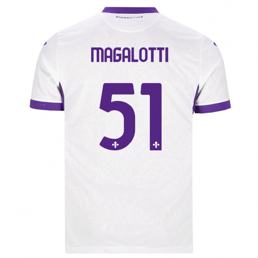 Danxen Herren Mattia Magalotti #51 Weiß Lila Auswärtstrikot Trikot 2026/27 T-Shirt Österreich