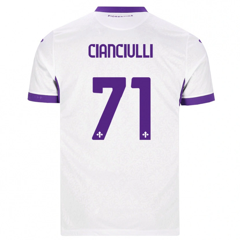 Danxen Herren Salvatore Cianciulli #71 Weiß Lila Auswärtstrikot Trikot 2026/27 T-Shirt Österreich