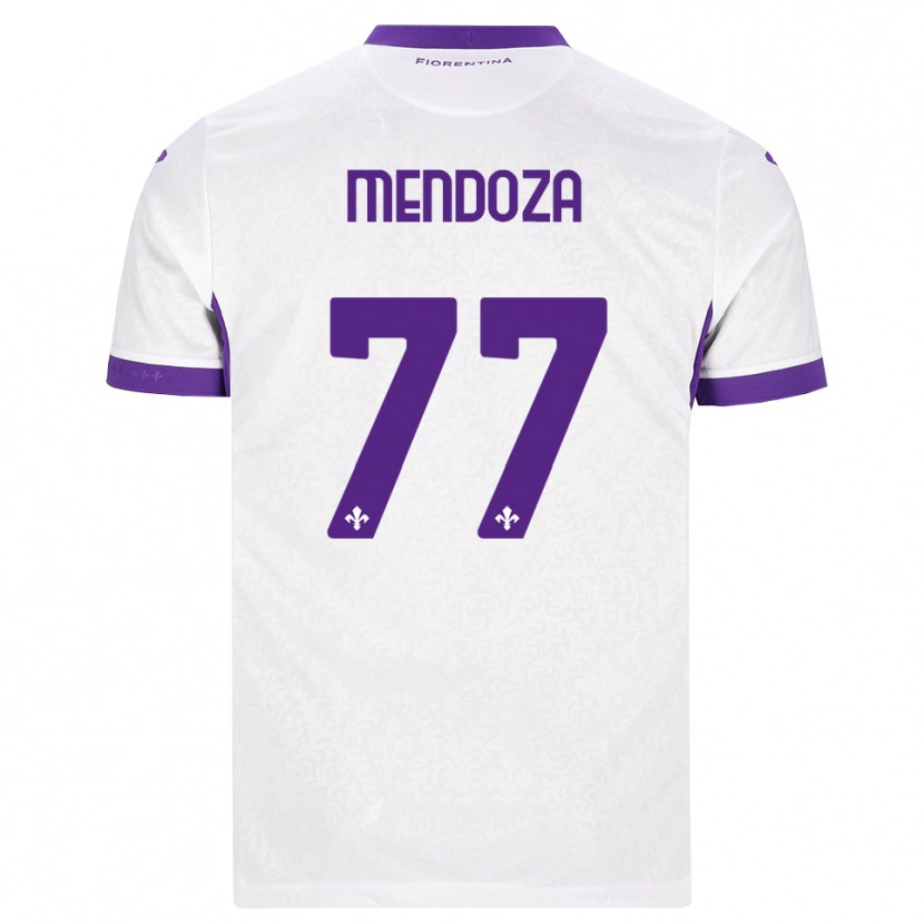 Danxen Herren William Mendoza #77 Weiß Lila Auswärtstrikot Trikot 2026/27 T-Shirt Österreich