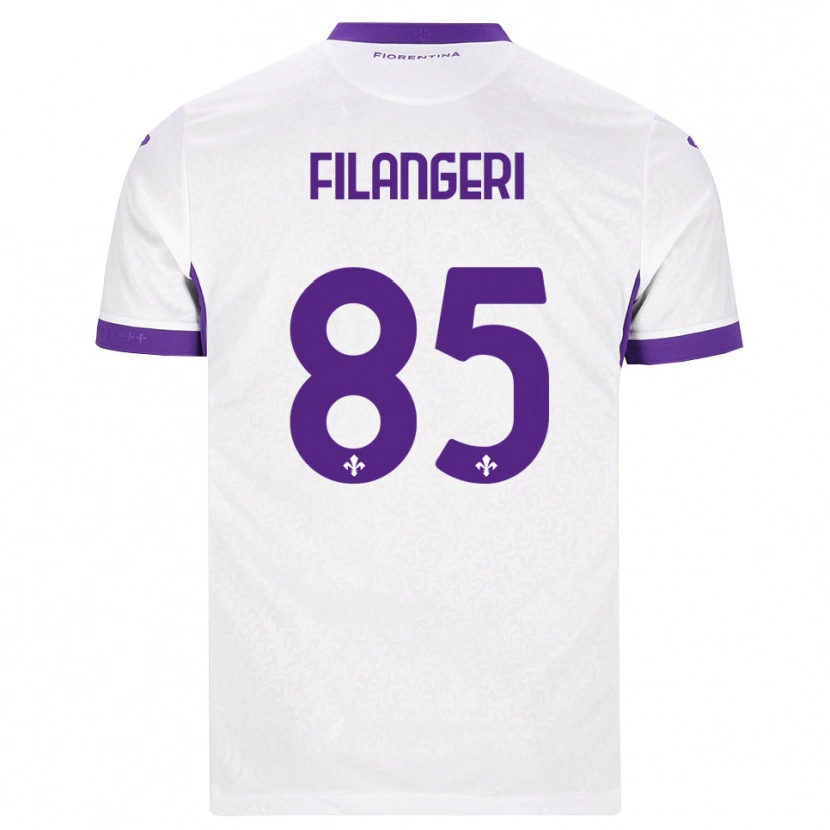 Danxen Herren Maria Luisa Filangeri #85 Weiß Lila Auswärtstrikot Trikot 2026/27 T-Shirt Österreich