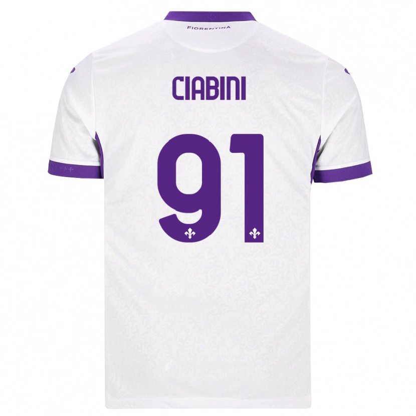 Danxen Herren Giulia Ciabini #91 Weiß Lila Auswärtstrikot Trikot 2026/27 T-Shirt Österreich