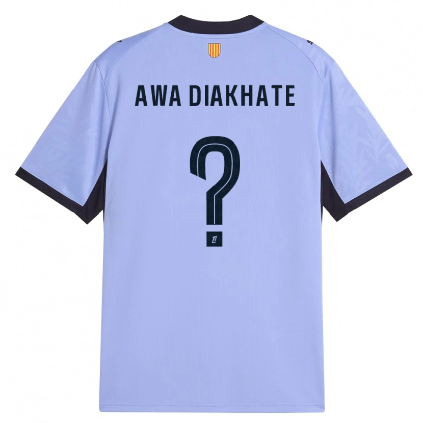 Danxen Herren Ndeye Awa Diakhate #0 Lavendelschwarz Ausweichtrikot Trikot 2026/27 T-Shirt Österreich