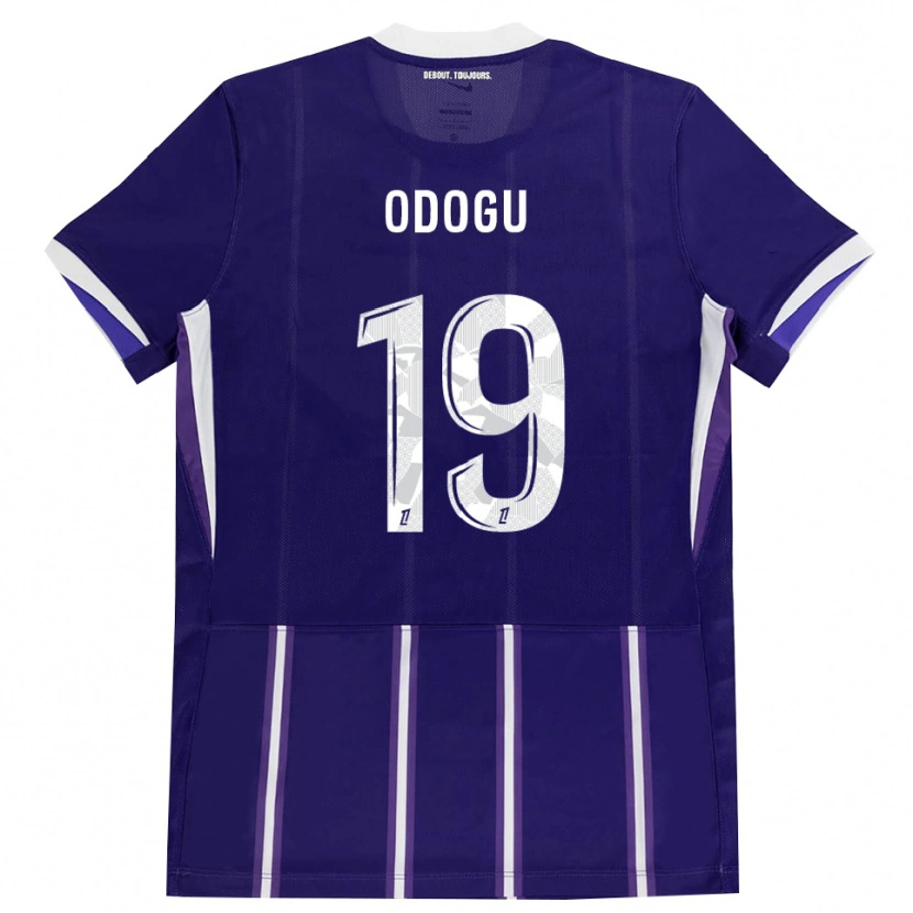 Danxen Herren David Odogu #19 Lila Weiß Heimtrikot Trikot 2026/27 T-Shirt Österreich